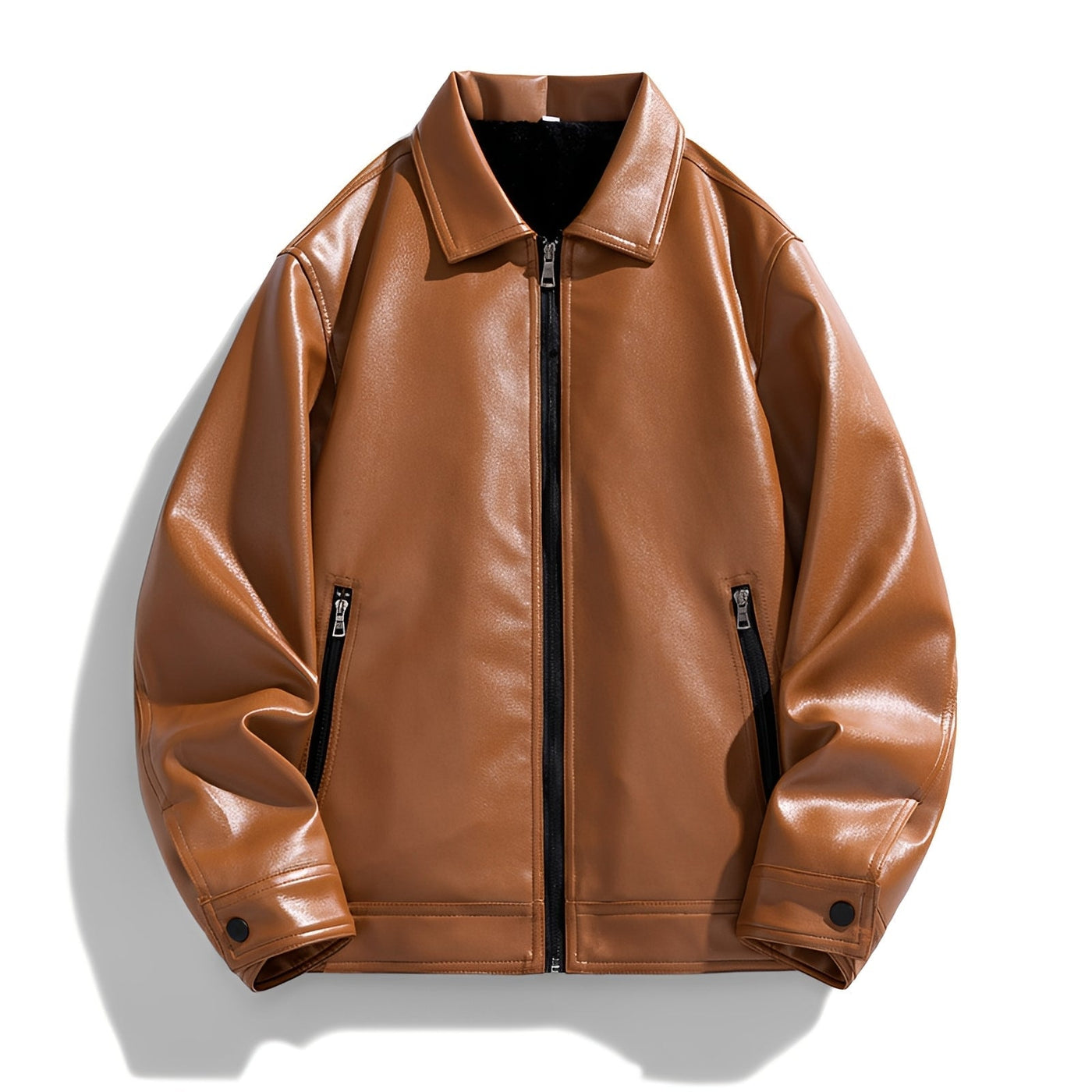 Moderne Bomberjacke für Herren — Vayrani — Ansicht 5 — Farbe Khaki