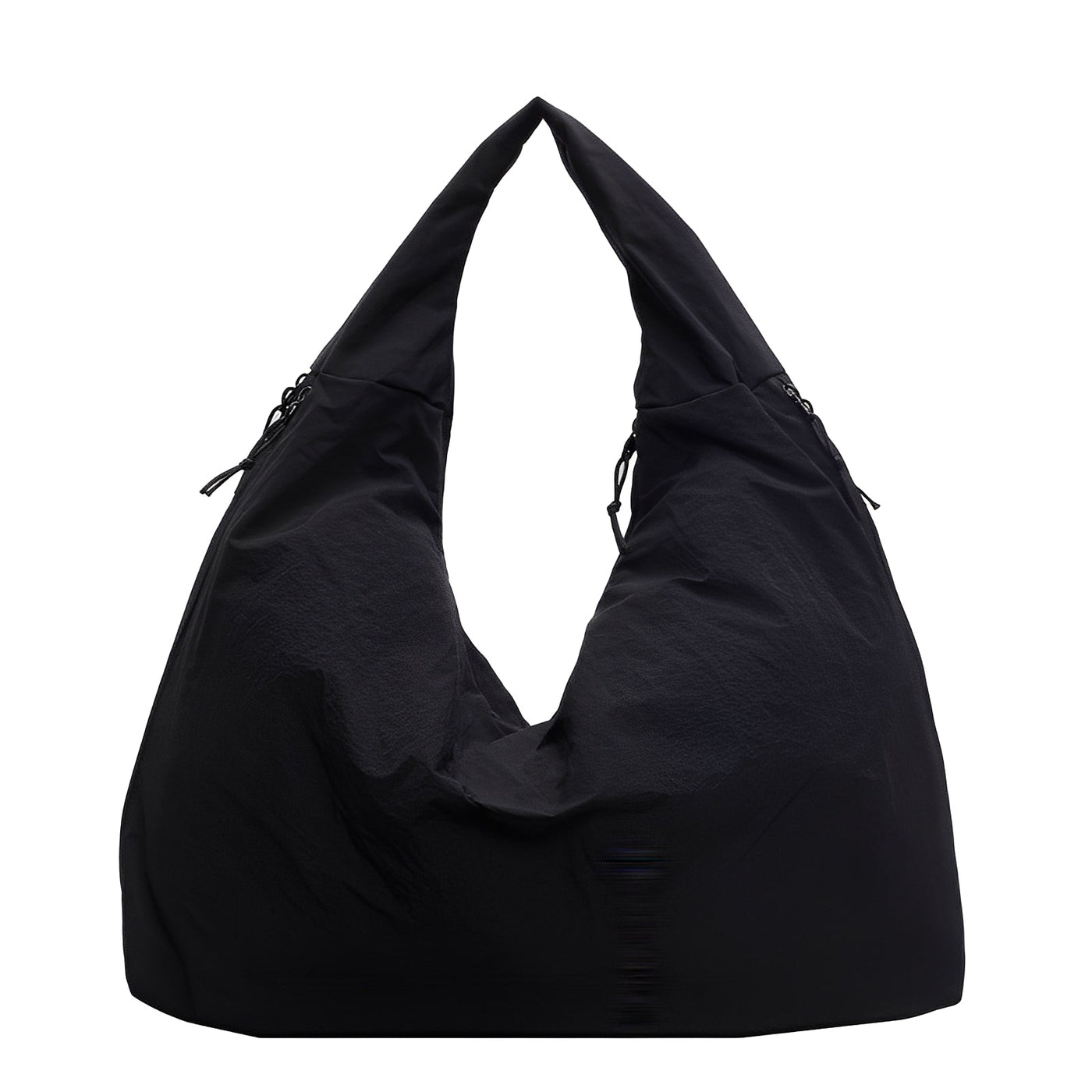 Geräumige, entspannte Damenschultertasche — Vayrani — Ansicht 7 — Farbe Schwarz
