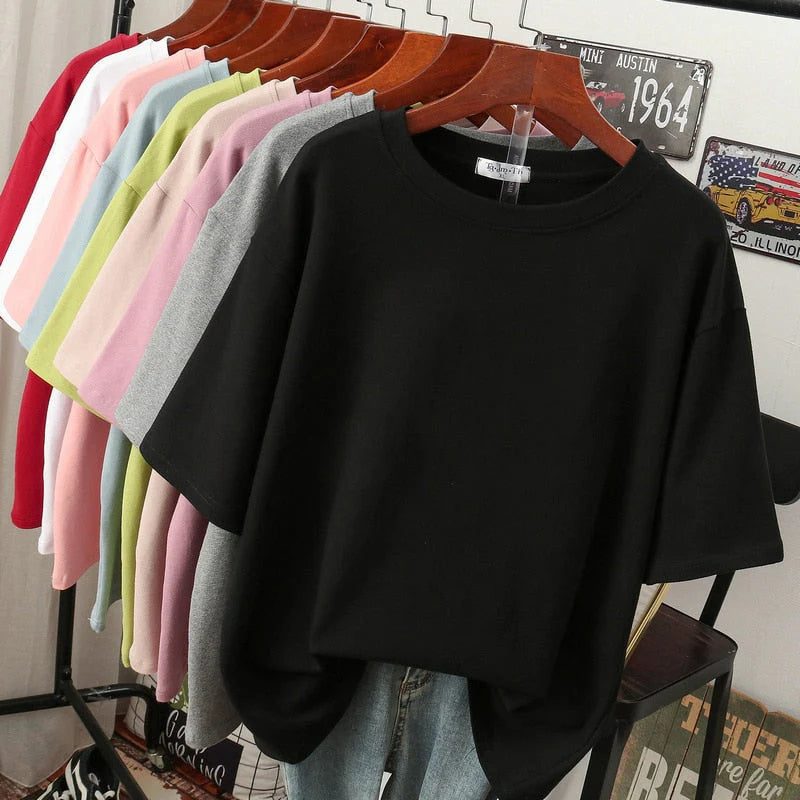 Komfortables, lockeres Damen T-Shirt — Vayrani — Ansicht 8 — Farbe Schwarz