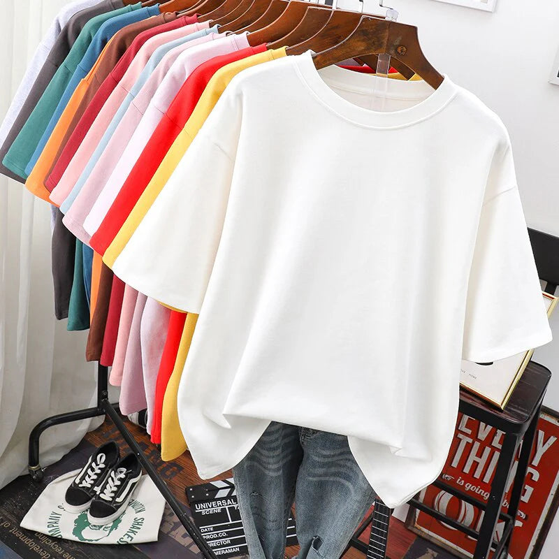Komfortables, lockeres Damen T-Shirt — Vayrani — Ansicht 7 — Farbe Weiß