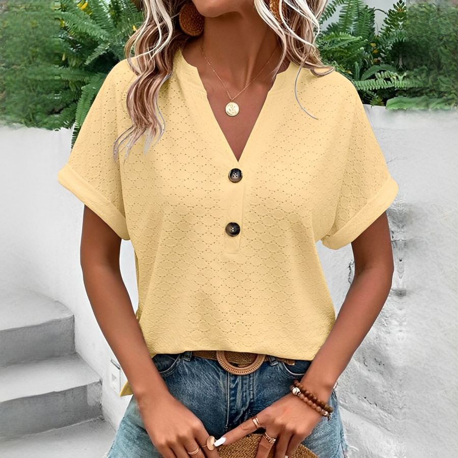 Elegante Bluse für Damen — Vayrani — Farbe Rosa