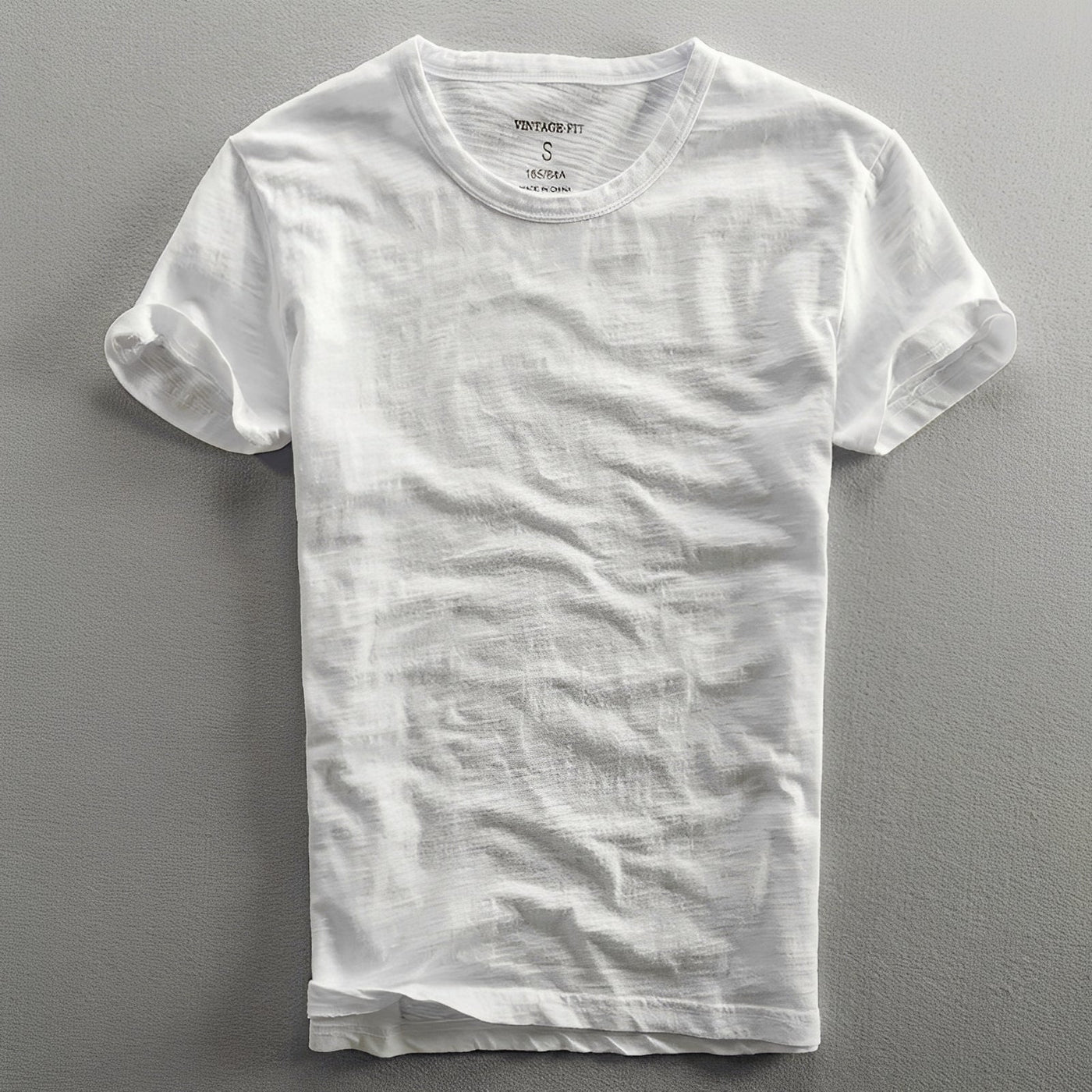 Klassisches Herren-T-Shirt — Vayrani — Ansicht 5 — Farbe Weiß