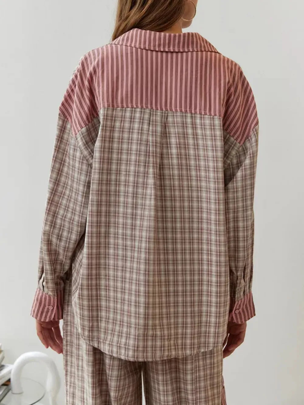 Zweiteiliges Pyjama-Set — Vayrani — Ansicht 5 — Farbe Rosa