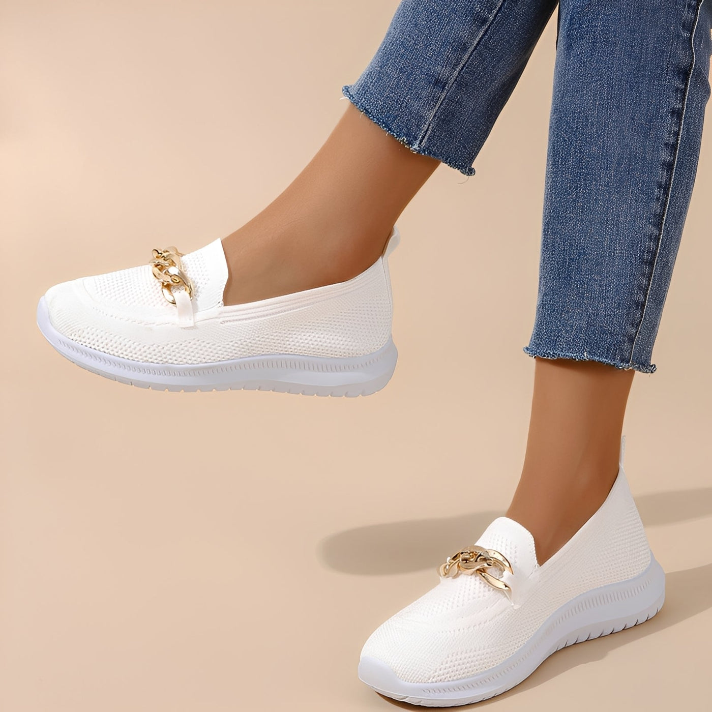Elegante Damenschuhe — Vayrani — Ansicht 4 — Farbe Weiß
