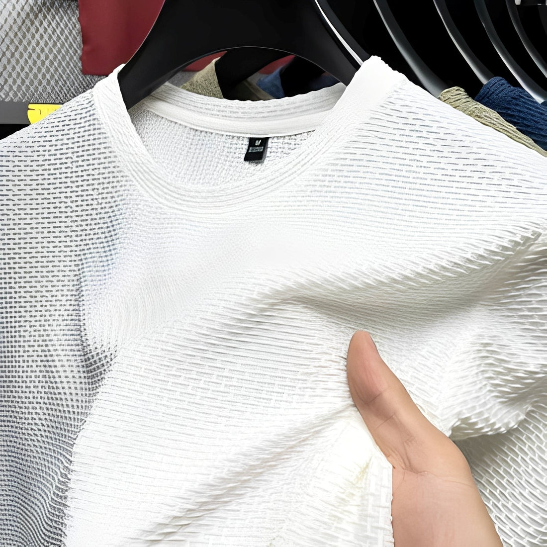 Elegantes Sommer T-Shirt für Herren — Vayrani — Farbe Blau