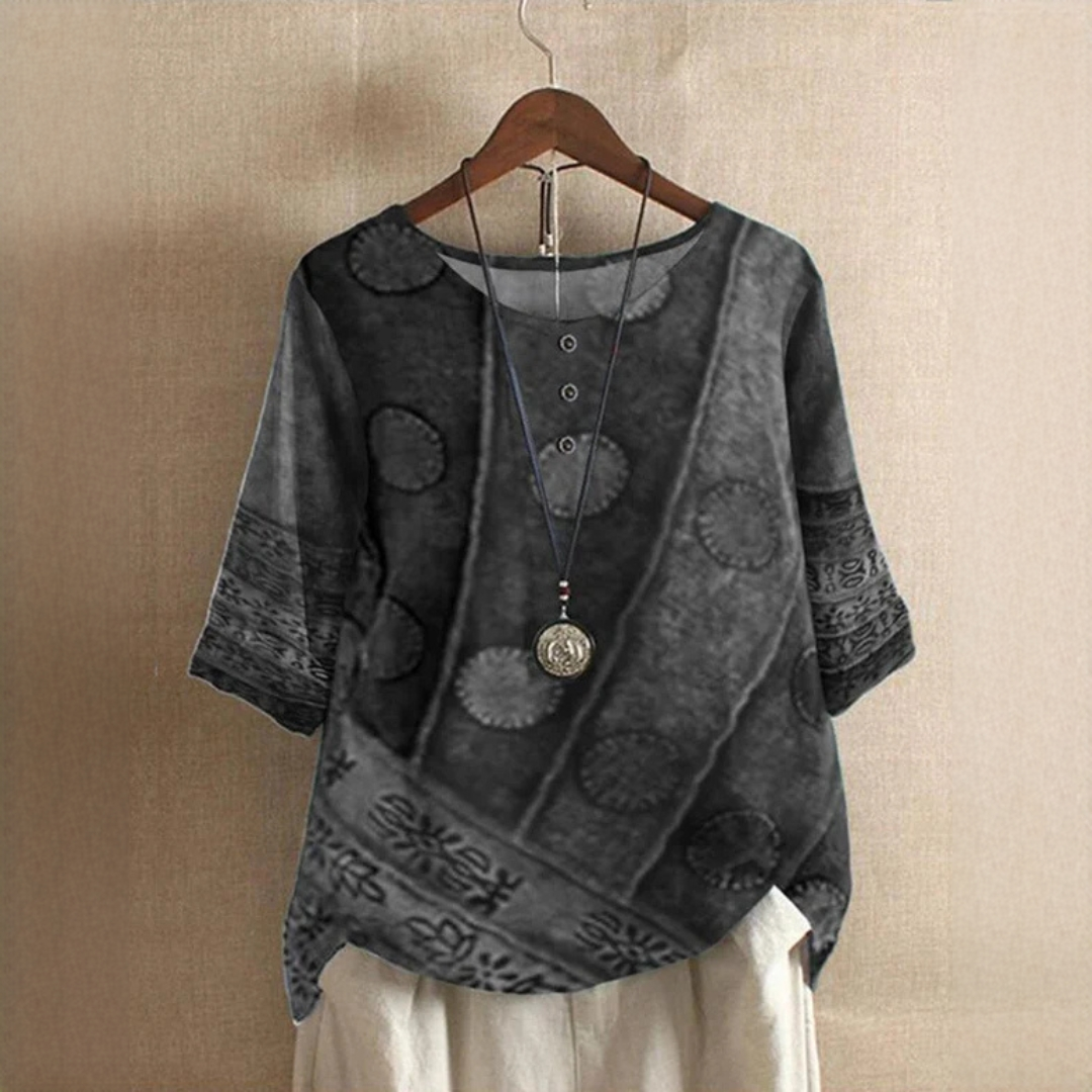 Jessel - Stylische Bluse mit Rundhalsausschnitt
