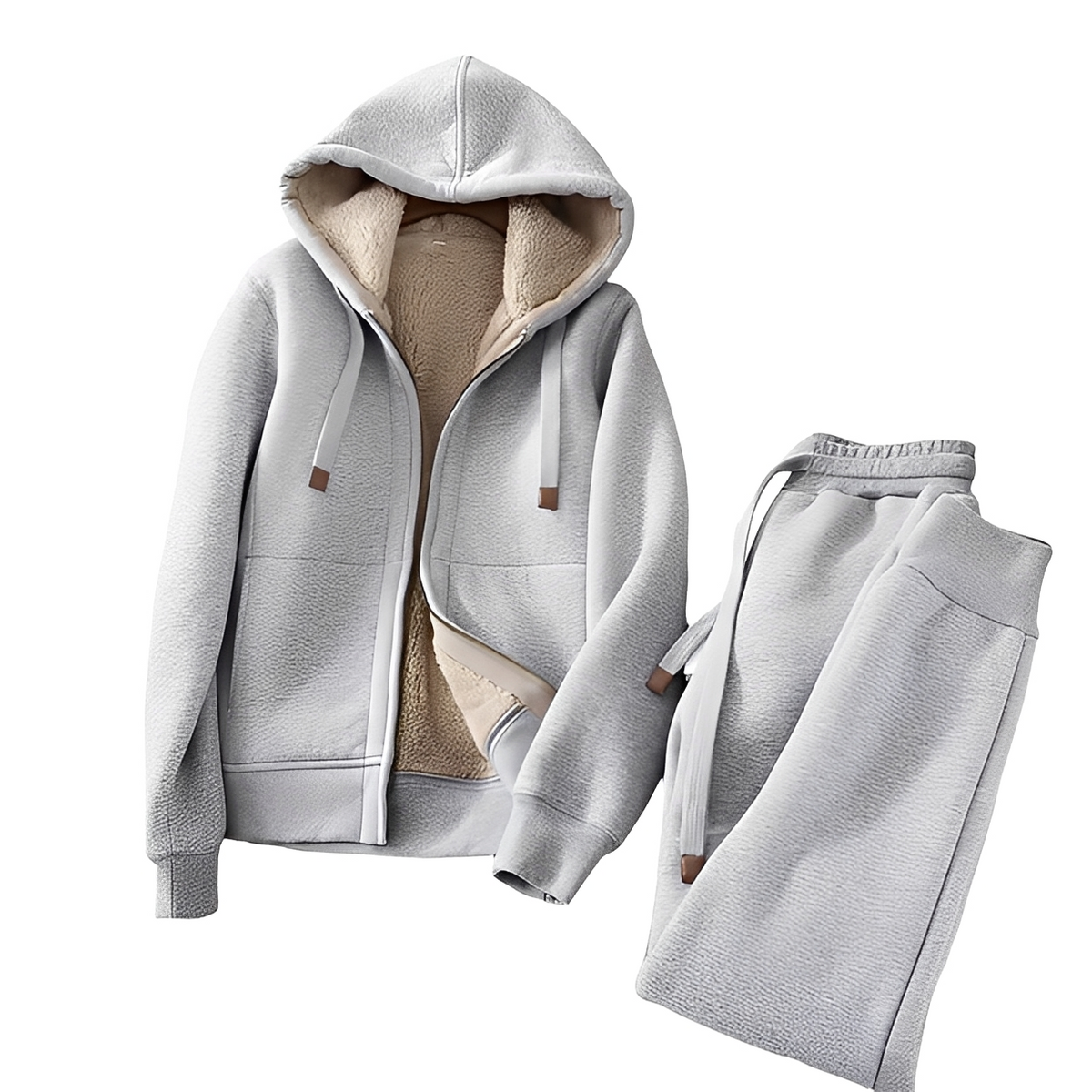 Andy - Bequemes Kapuzenpulli- und Hosen-Set