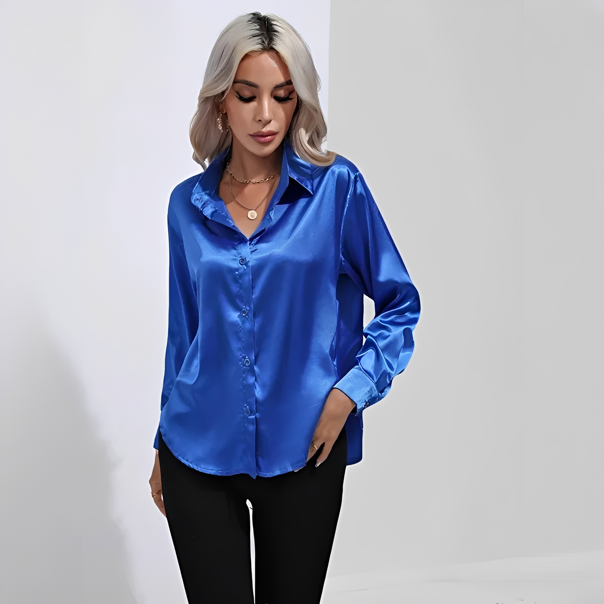 Liliane - Elegante Bluse mit langen Ärmeln