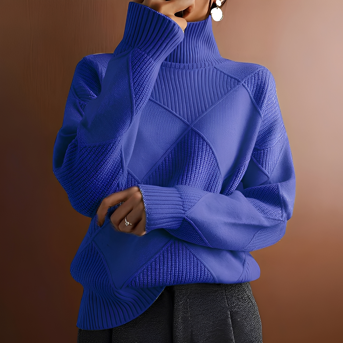 Morgan - Komfortabler Pullover mit hohem Kragen
