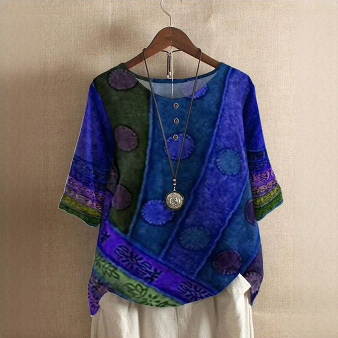 Jessel - Stylische Bluse mit Rundhalsausschnitt
