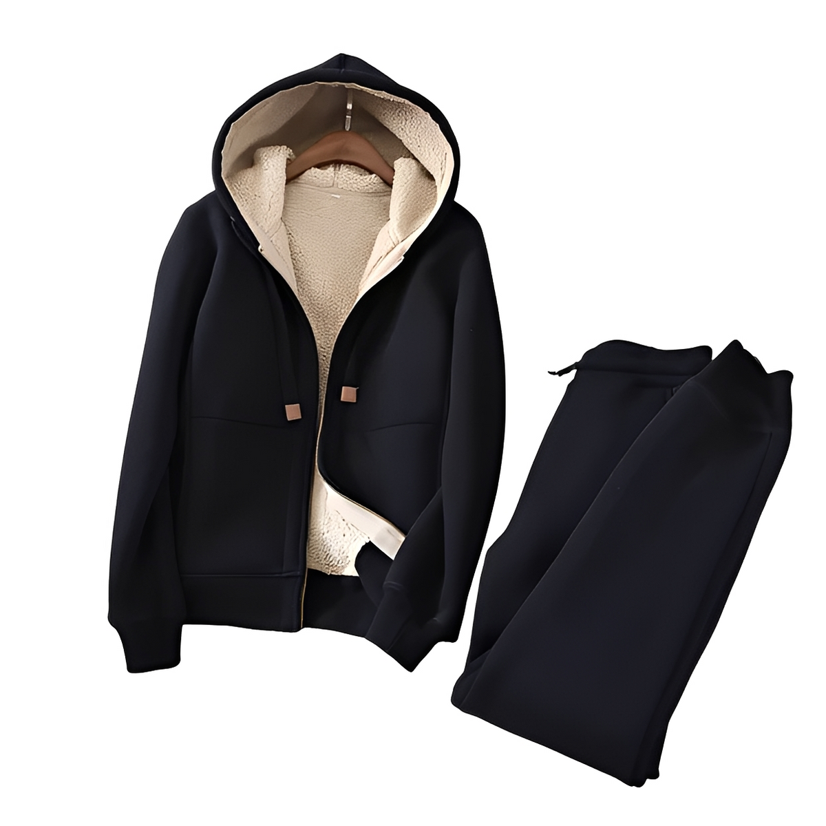 Andy - Bequemes Kapuzenpulli- und Hosen-Set