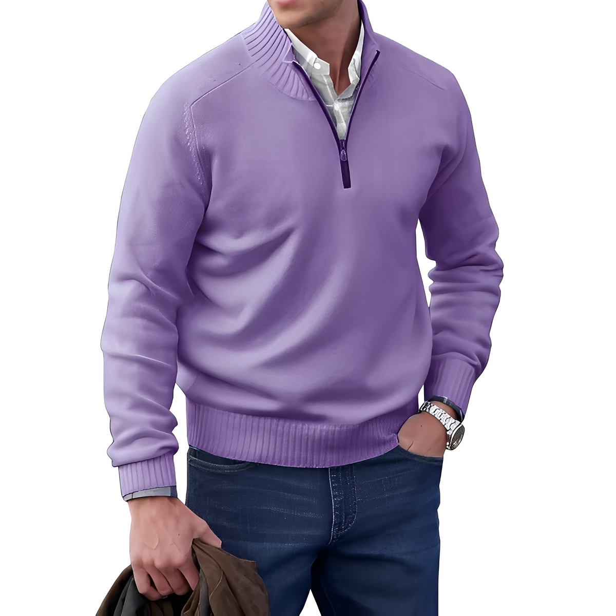 Jeremy - Bequemer und gemütlicher Pullover
