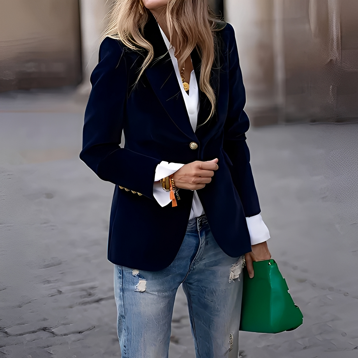Alesia - Eleganter Blazer mit Wärme