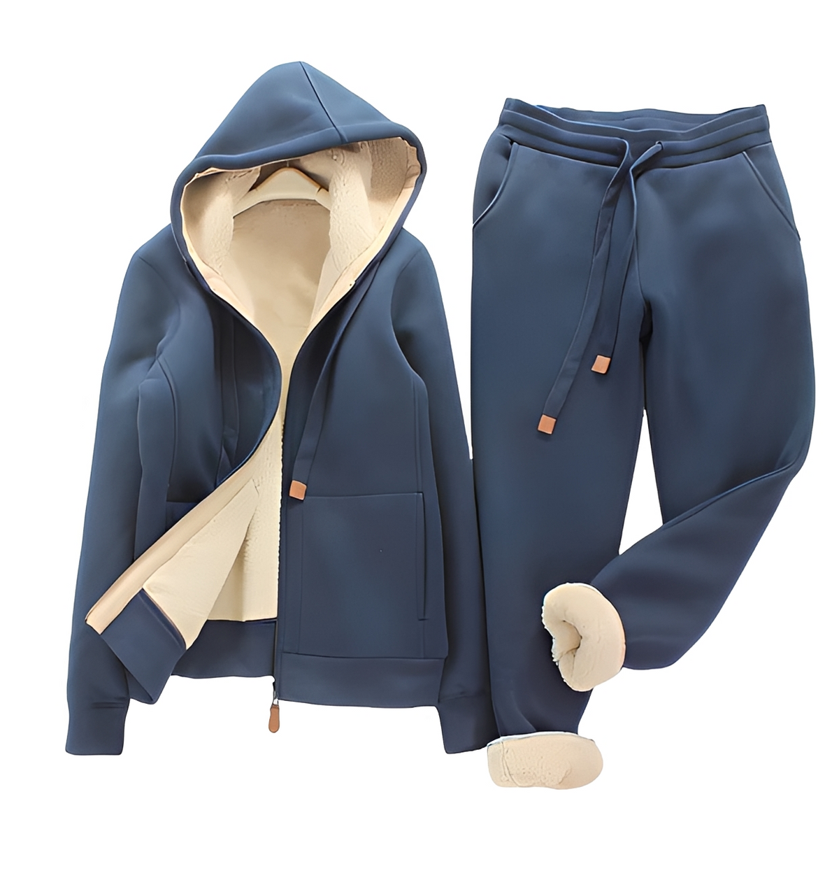 Andy - Bequemes Kapuzenpulli- und Hosen-Set