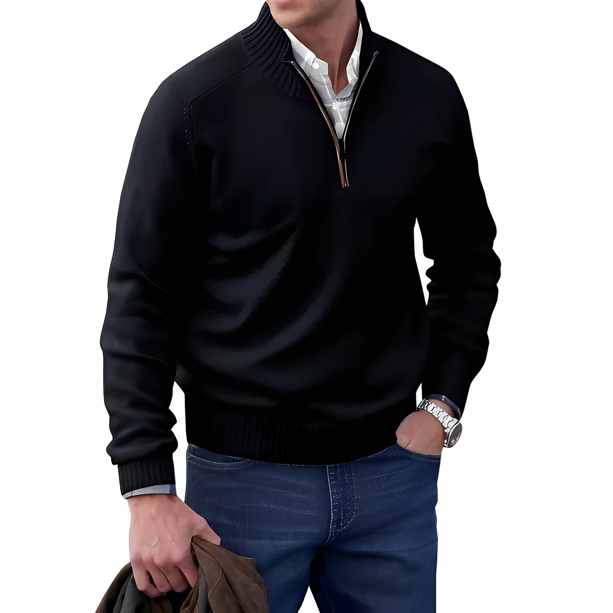 Jeremy - Bequemer und gemütlicher Pullover