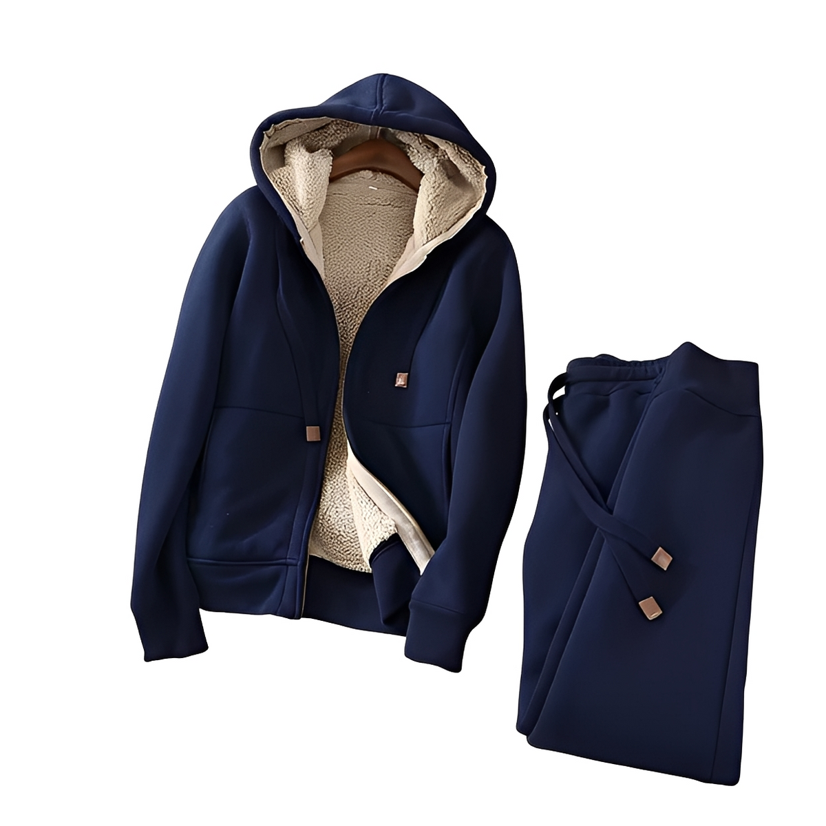 Andy - Bequemes Kapuzenpulli- und Hosen-Set