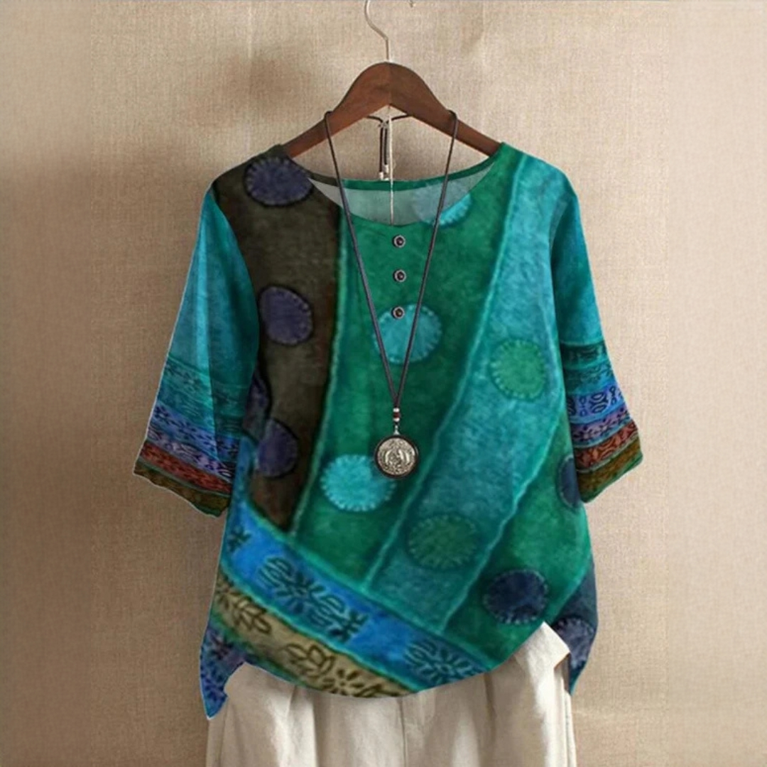 Jessel - Stylische Bluse mit Rundhalsausschnitt