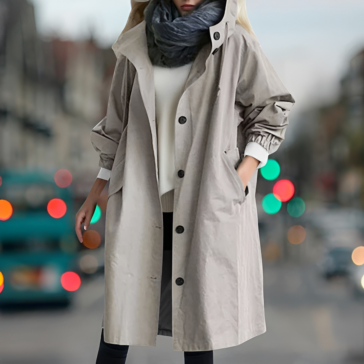 Ezza - Eleganter und bequemer Regenmantel