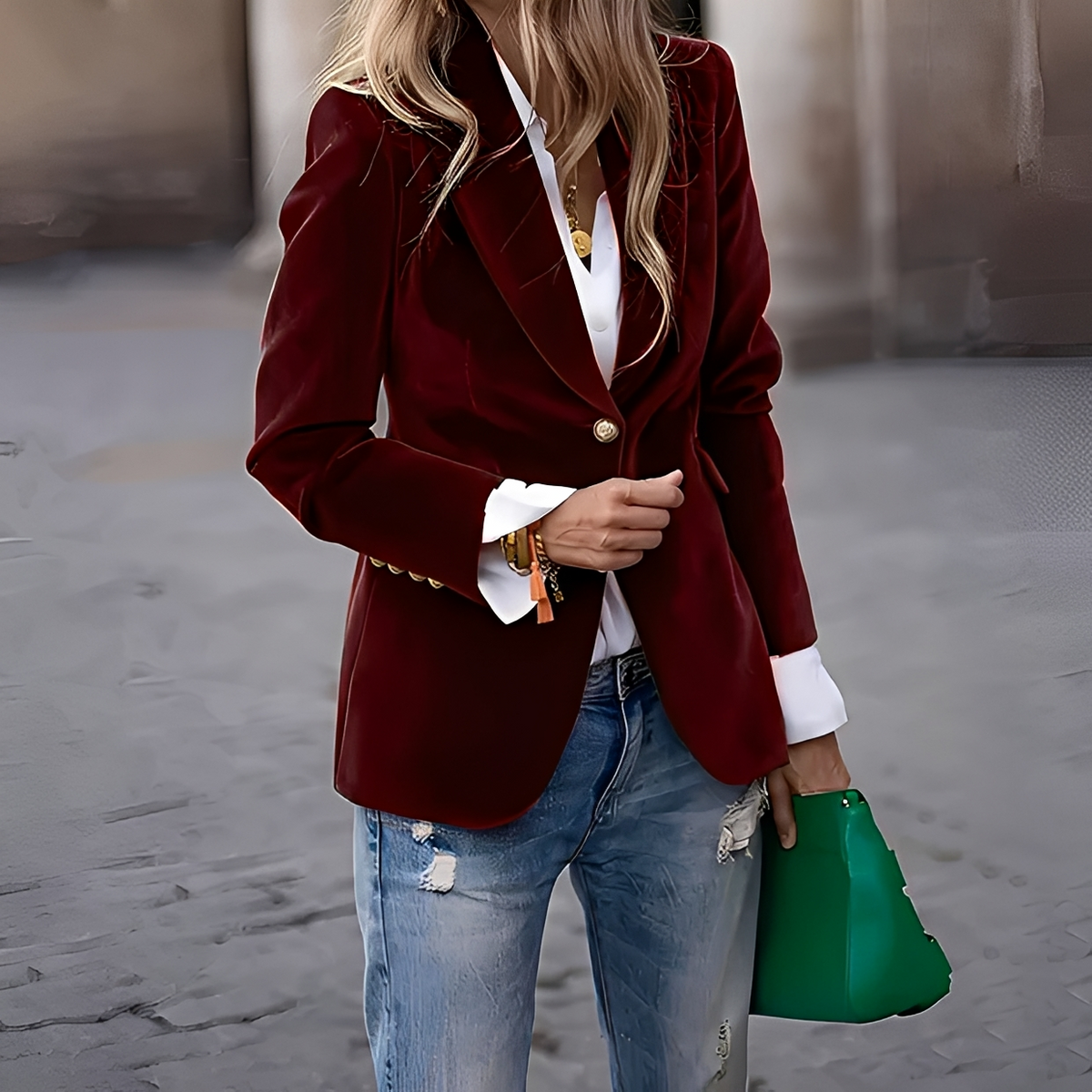 Alesia - Eleganter Blazer mit Wärme