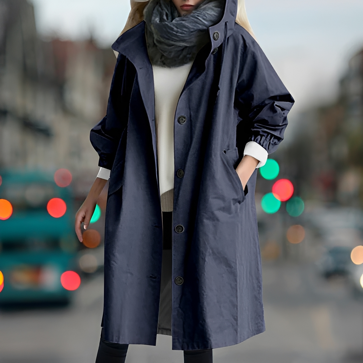 Ezza - Eleganter und bequemer Regenmantel