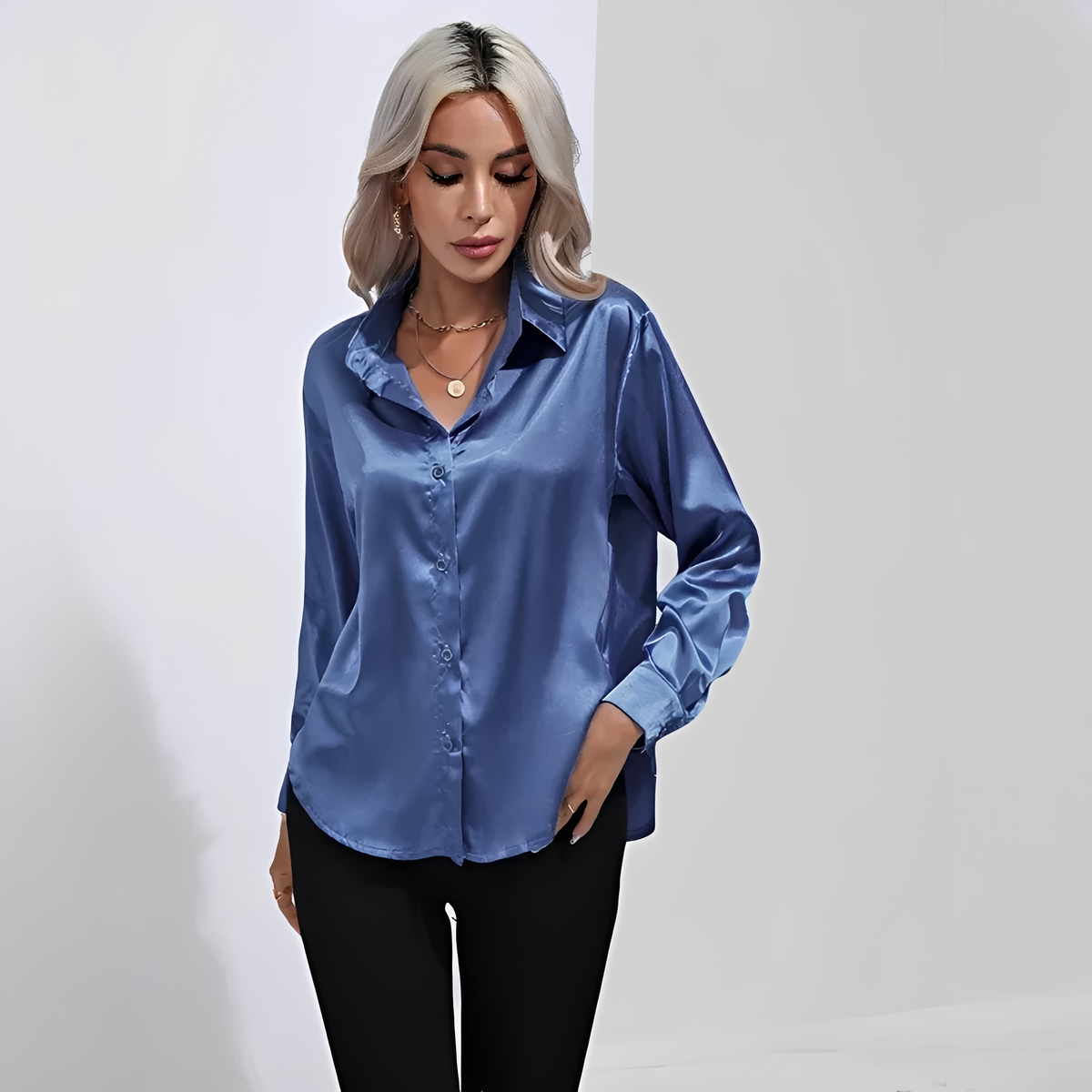 Liliane - Elegante Bluse mit langen Ärmeln
