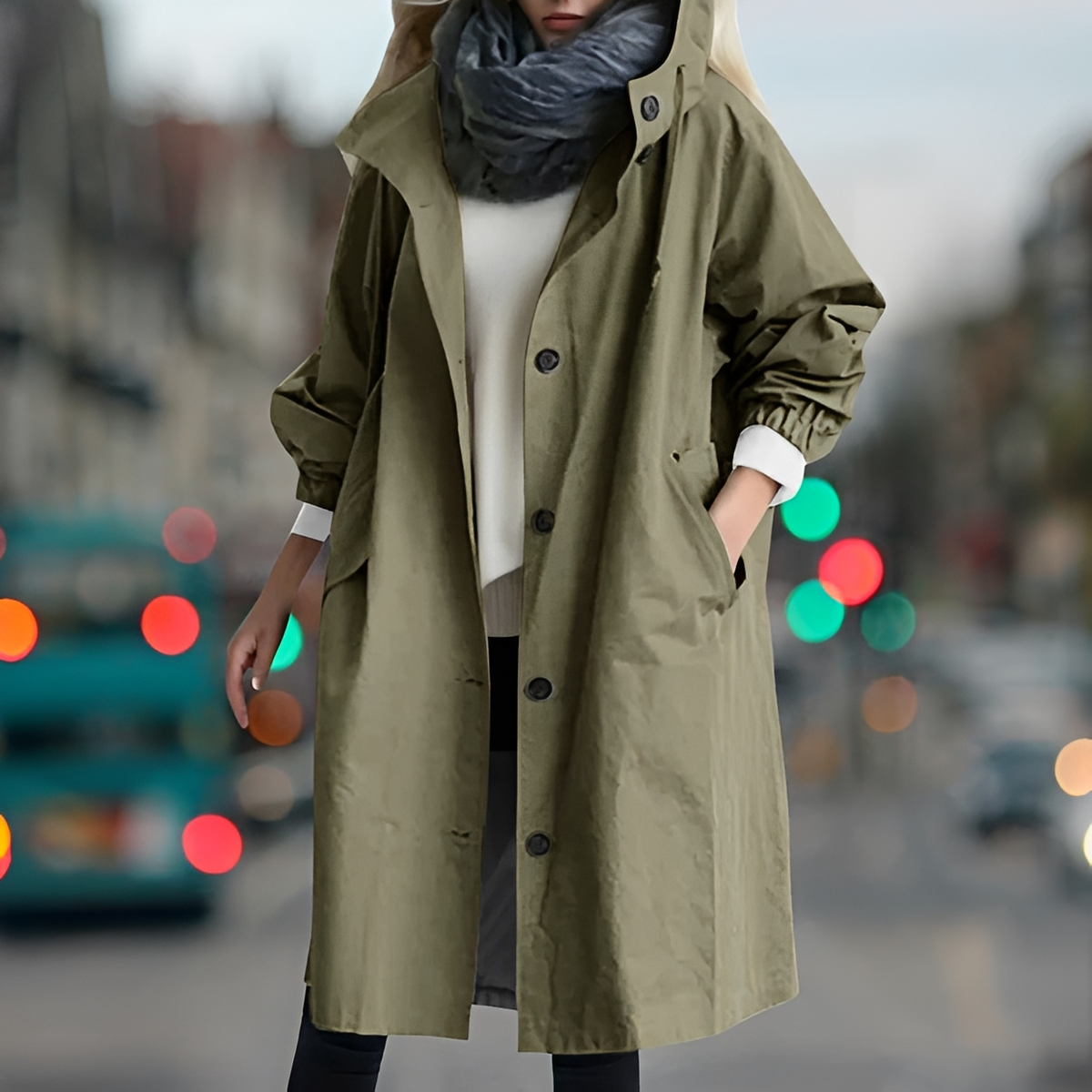 Ezza - Eleganter und bequemer Regenmantel