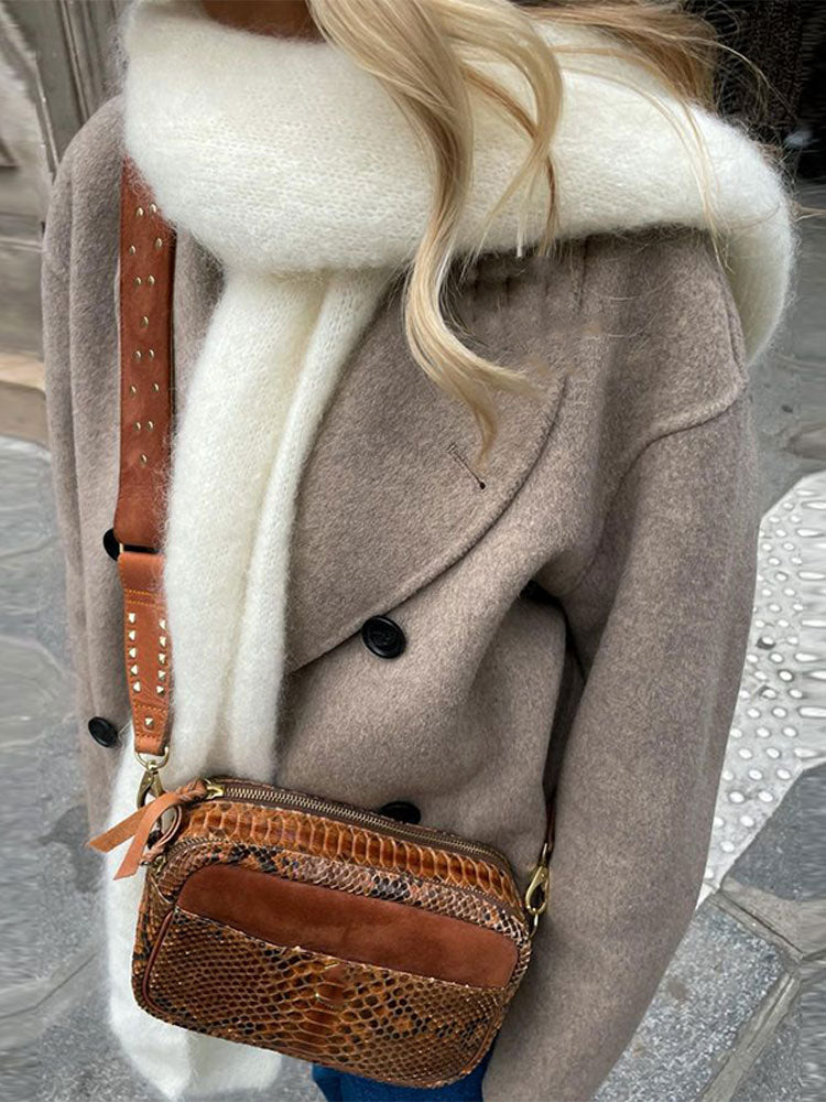 Stilvolle Winterjacke — Vayrani — Ansicht 2 — Farbe Khaki