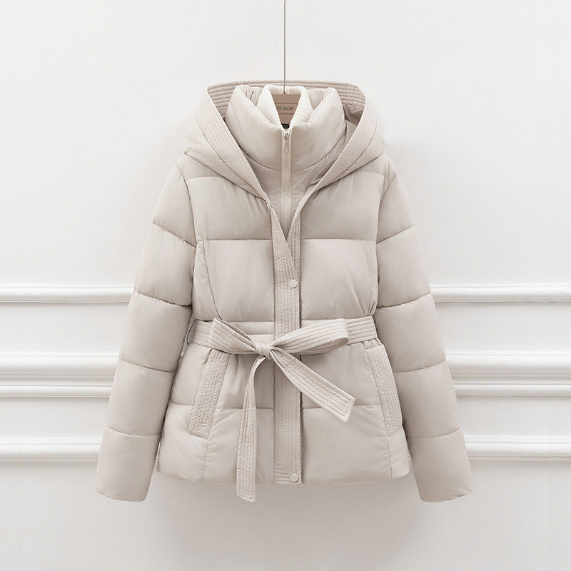 Damen Jacke mit Kapuze, Gepolstert, mit Gürtel - Bequeme Passform
