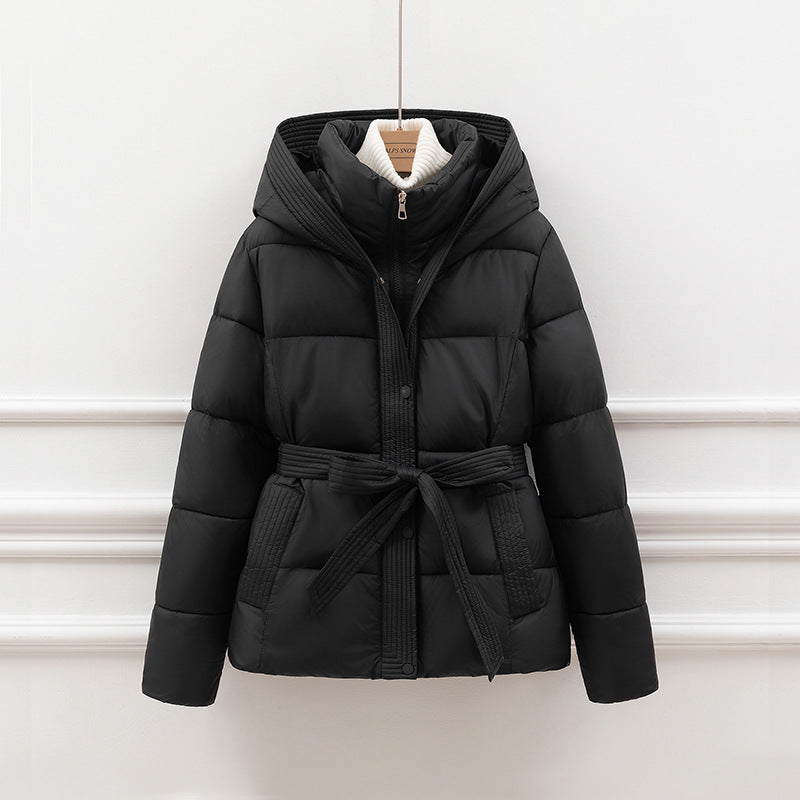 Damen Jacke mit Kapuze, Gepolstert, mit Gürtel - Bequeme Passform