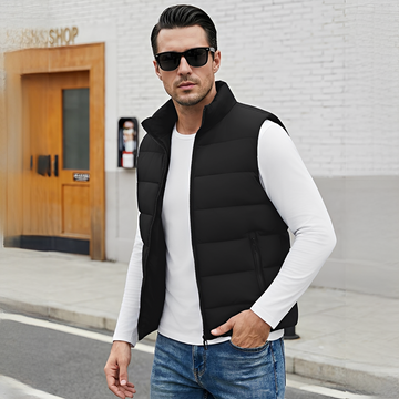 Herrenweste mit Isolierung und Zipper - Legere Passform