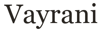 Vayrani logo dark